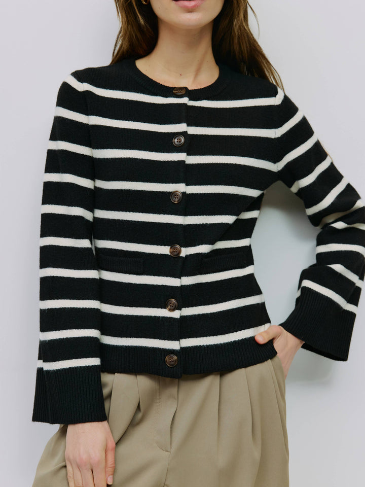 The Cindy Striped Cardigan