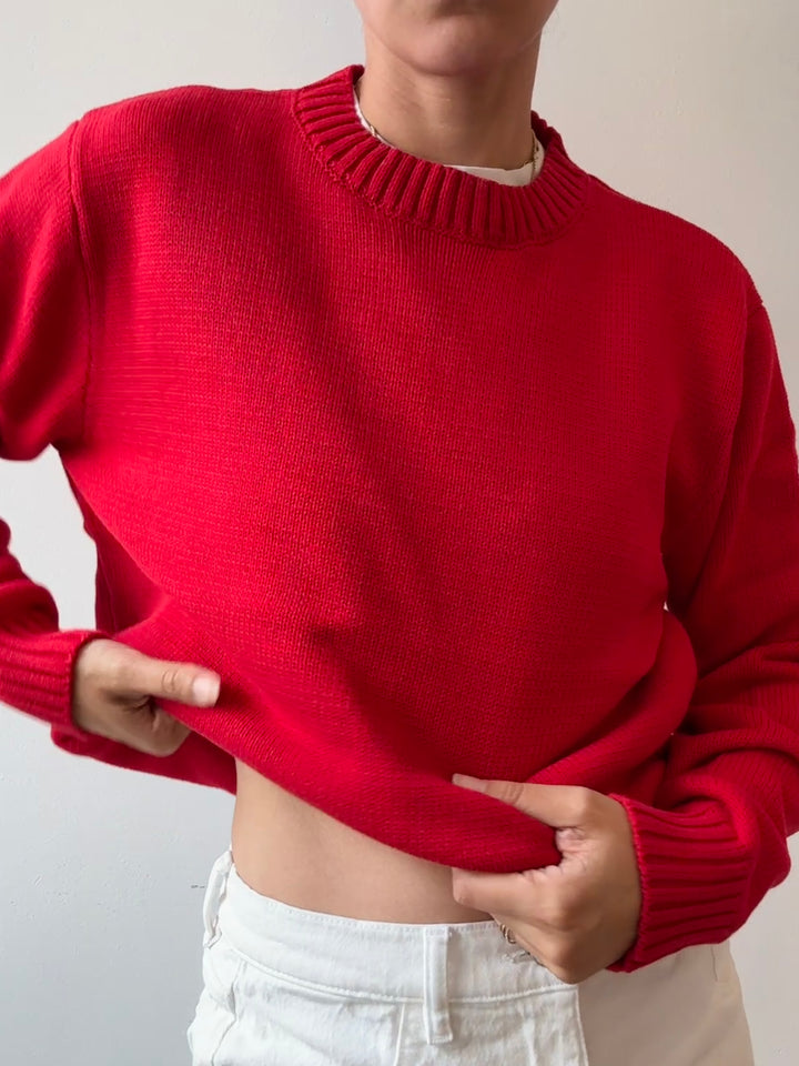 Crew Cotton Sweater