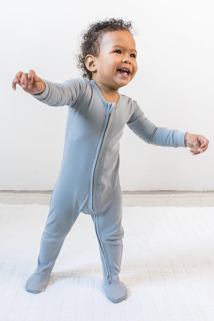 Peyton Zipper Sleeper - Mist