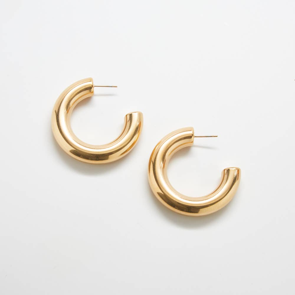 Chunky Hoop Earrings