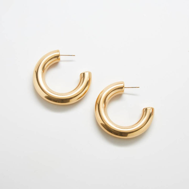 Chunky Hoop Earrings