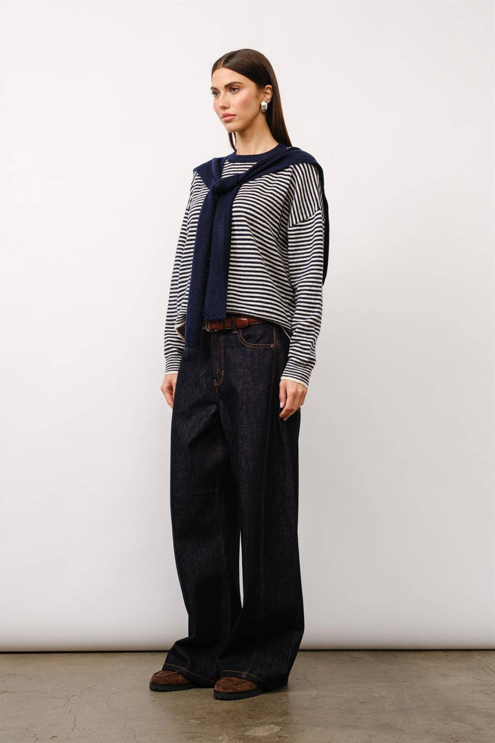 Kate Sweater with Detachable Shawl