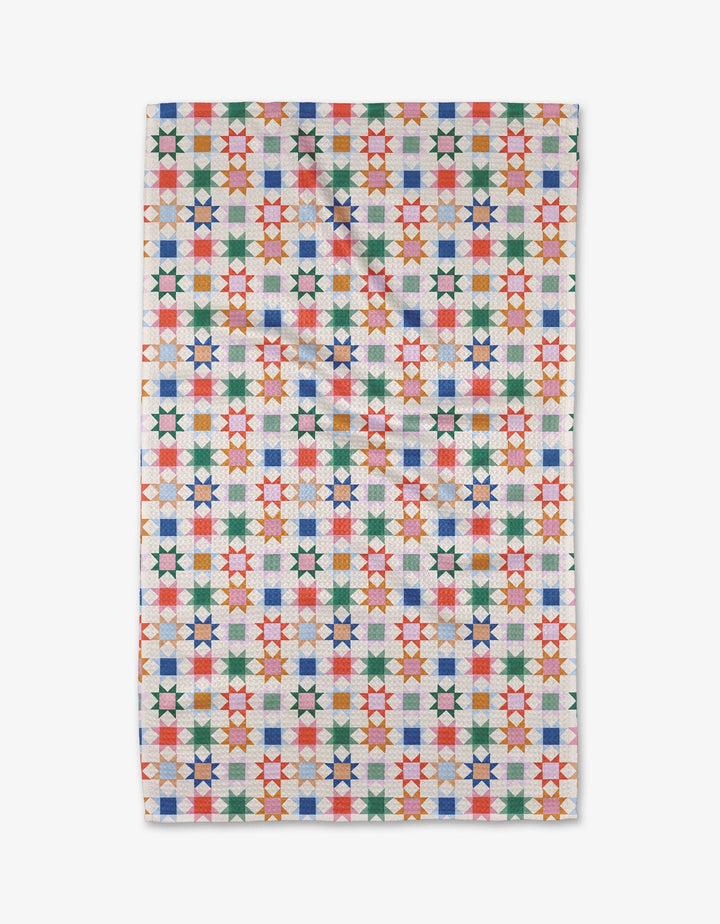 Geometry Recycled Kitchen Tea Towel