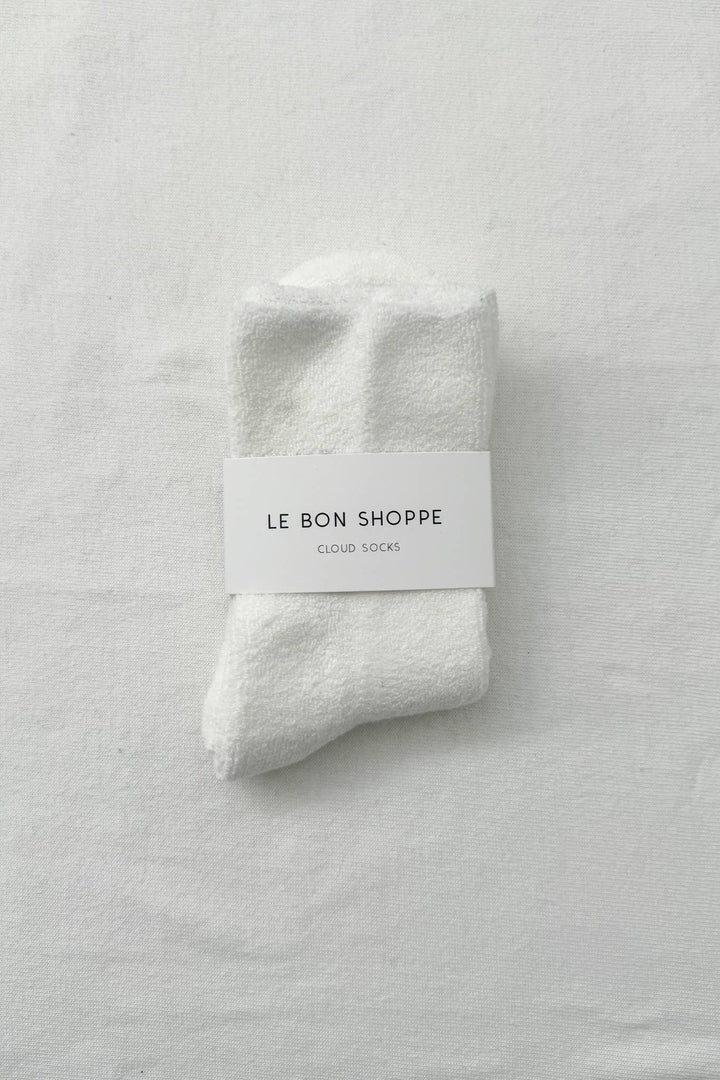Cloud Socks: Classic White