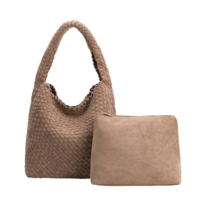 Johanna Vegan Suede Shoulder Bag