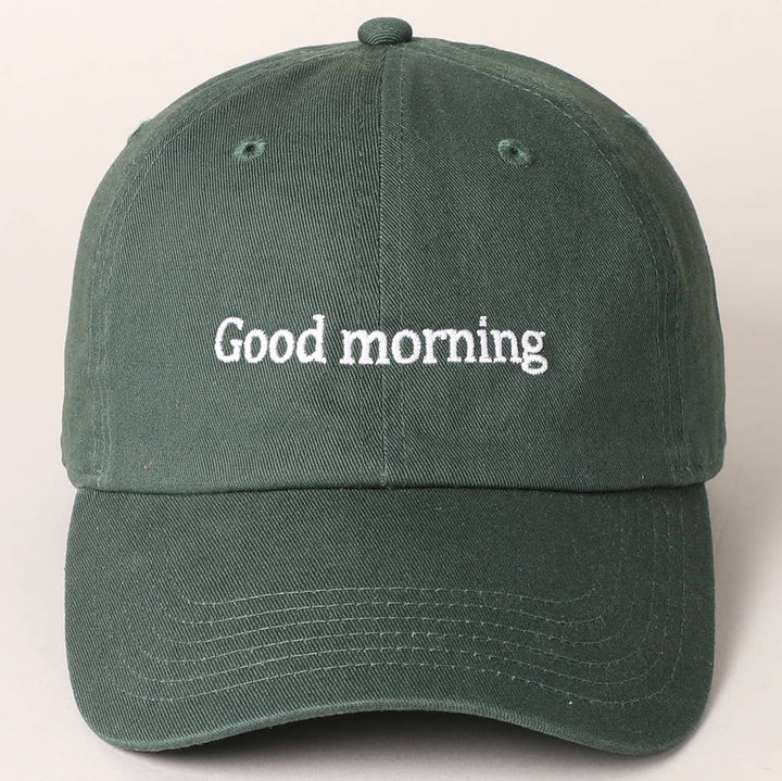 Good Morning Baseball Cap