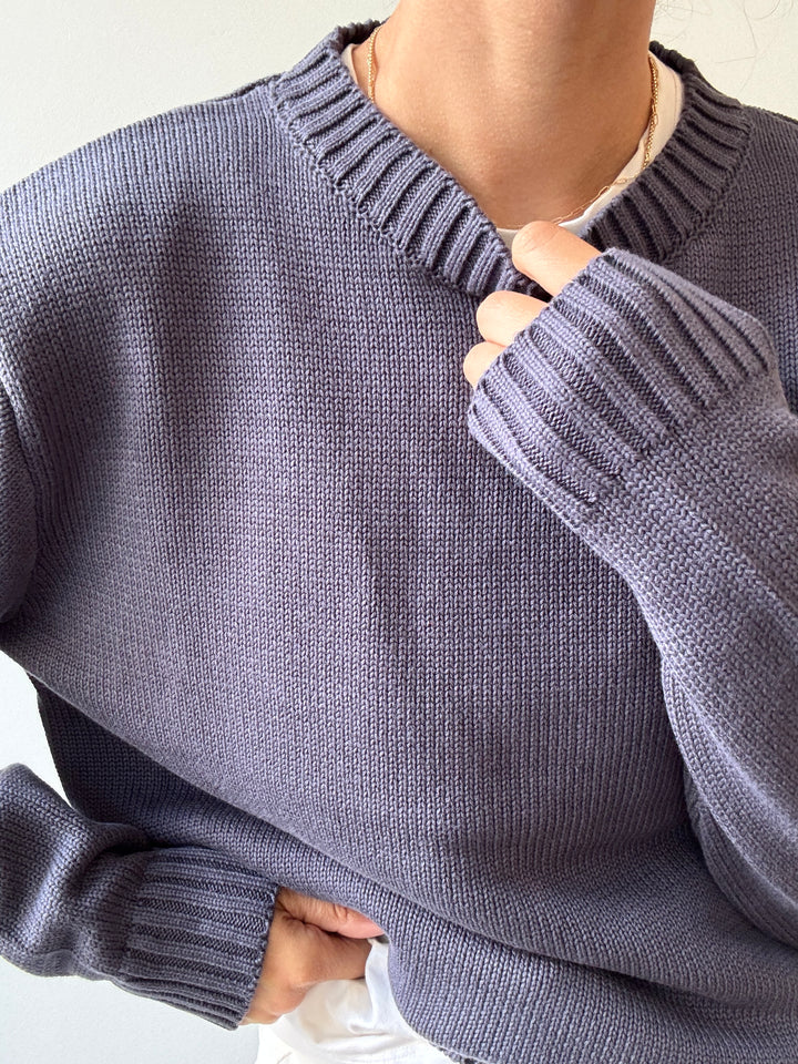Crew Cotton Sweater