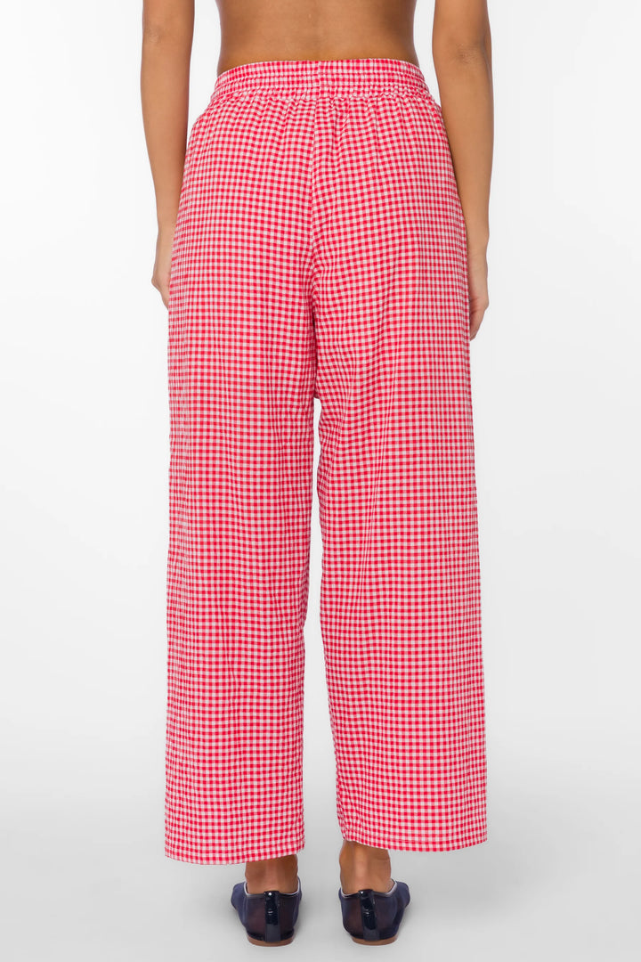 Cherry Gingham Pant