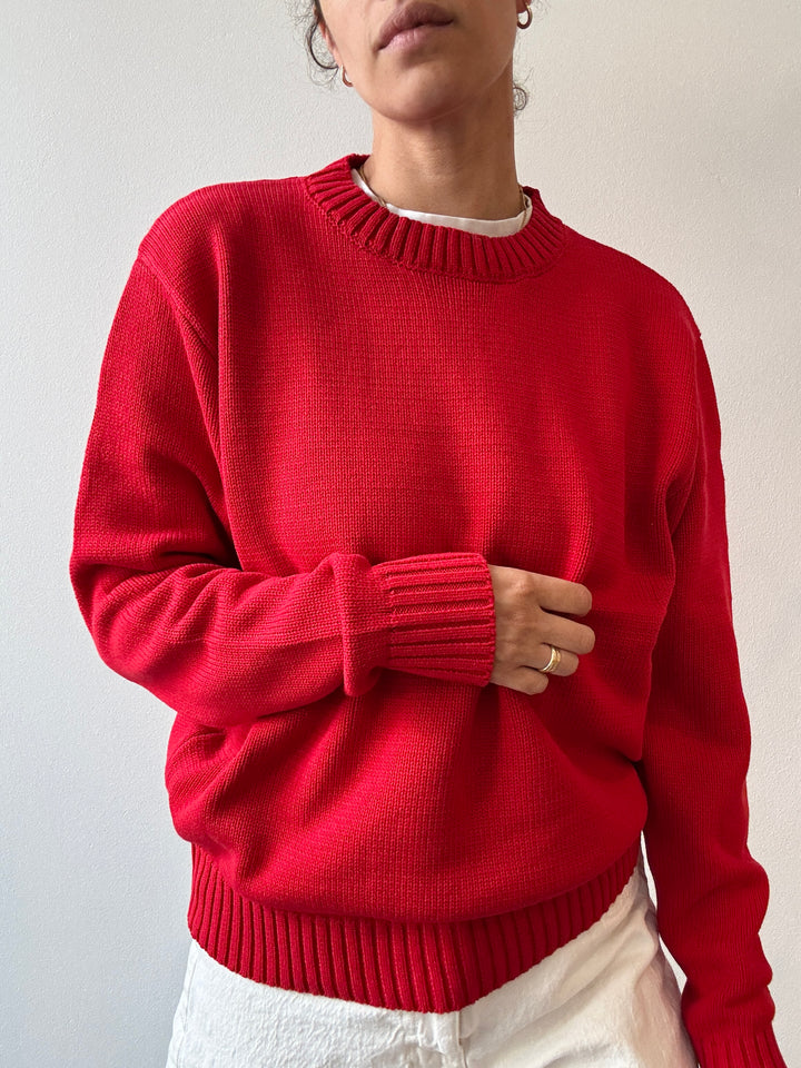 Crew Cotton Sweater
