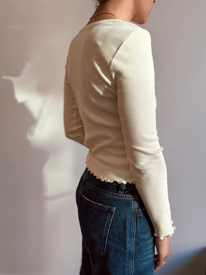Jill Ribbed Tee