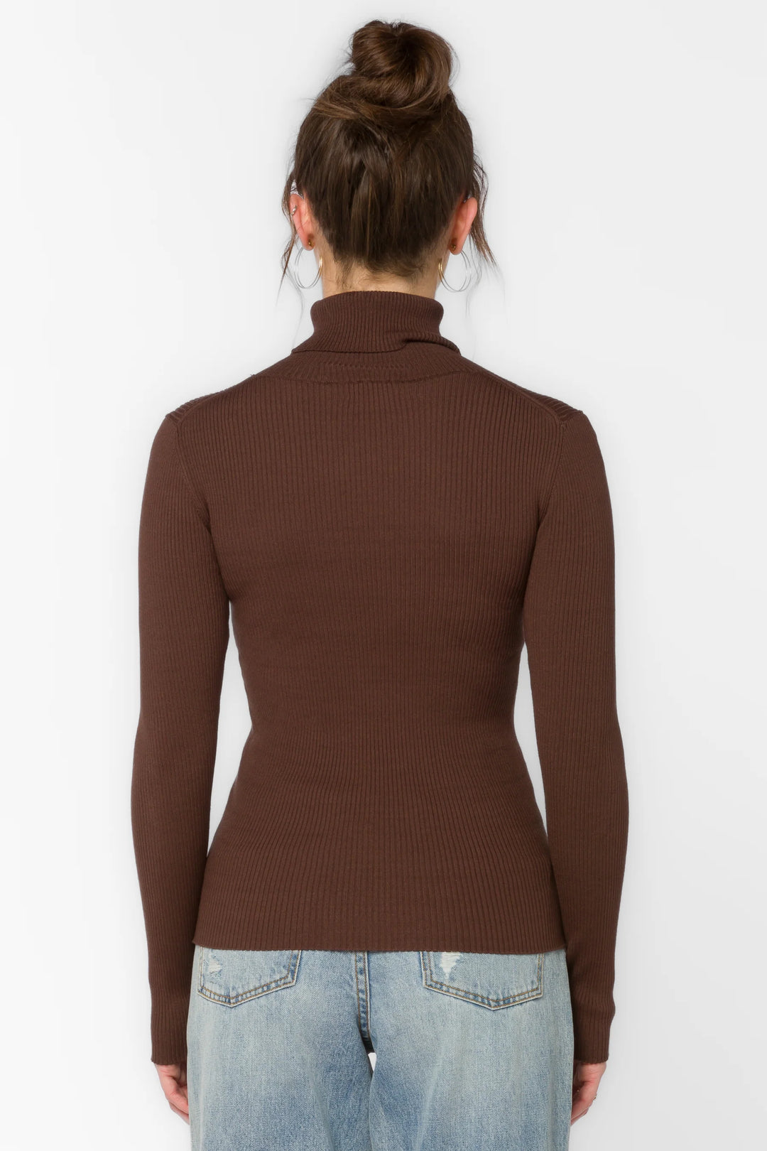 Cindy Ribbed Turtleneck