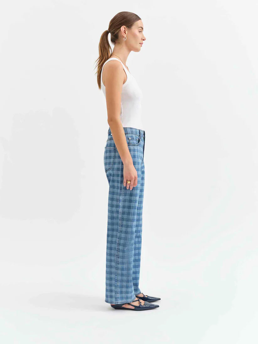 Denim Check 90's Fit Jeans