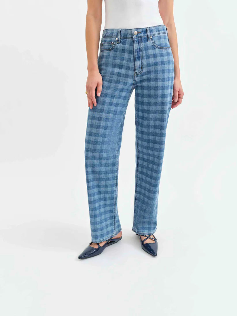 Denim Check 90's Fit Jeans
