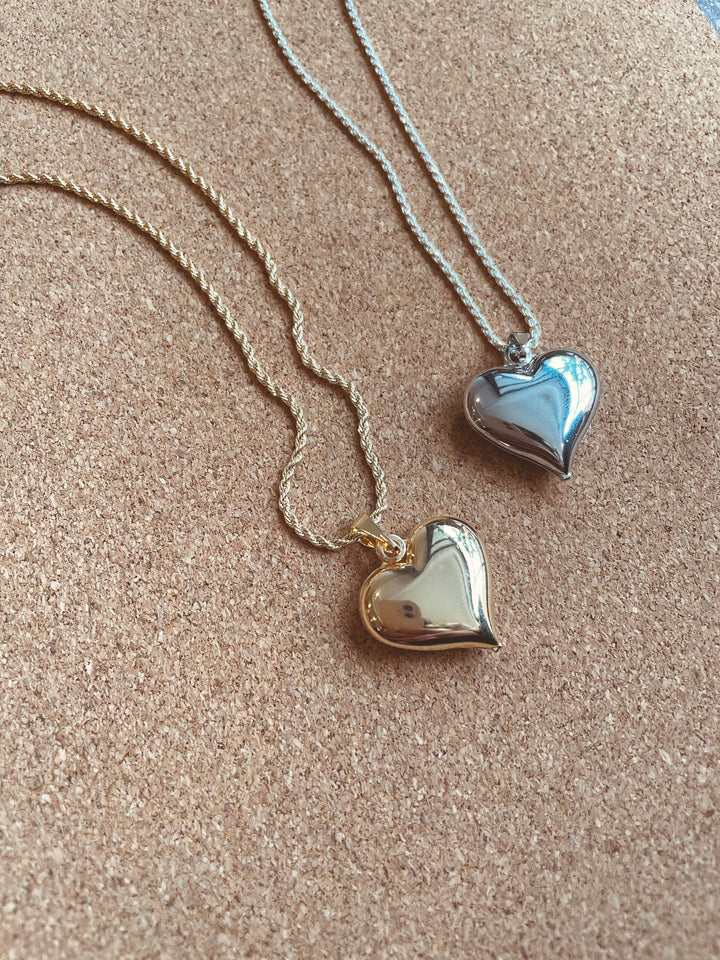 Puffy Heart Necklace
