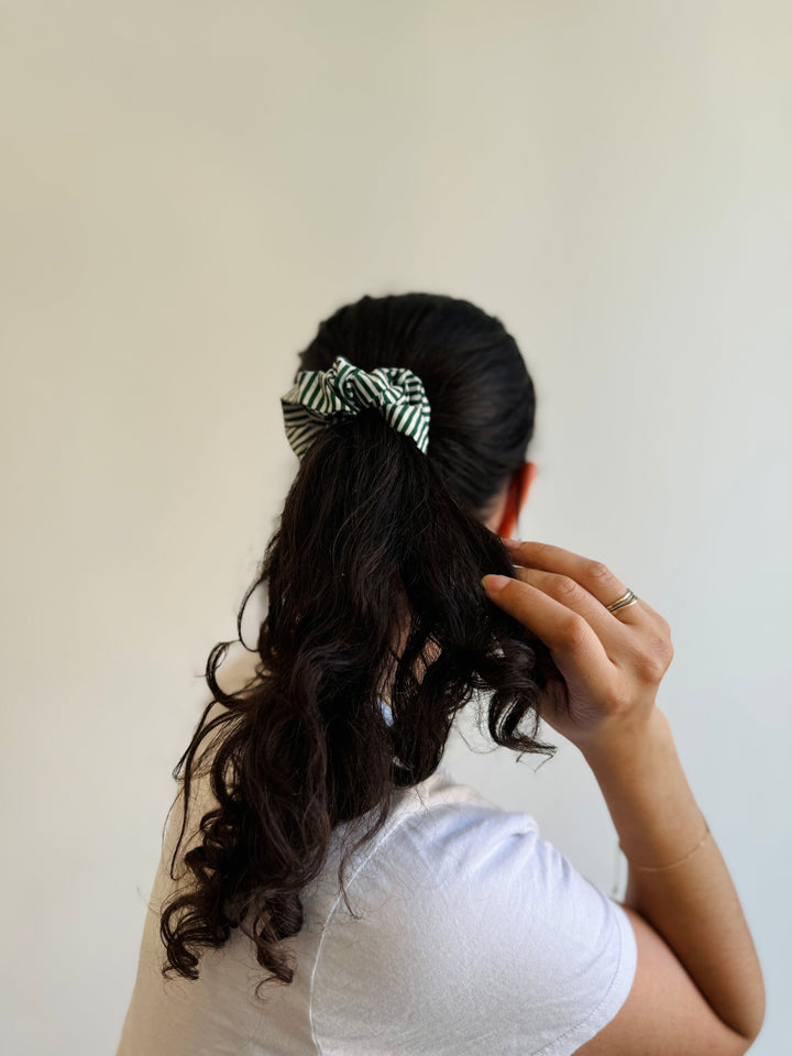 Striped Pine Scrunchy