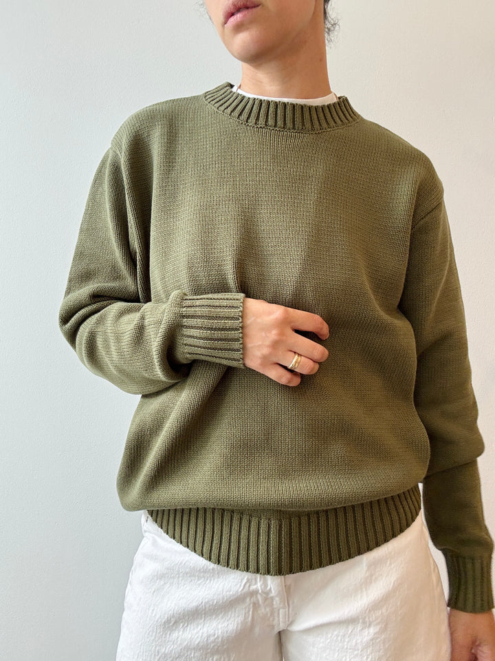 Crew Cotton Sweater