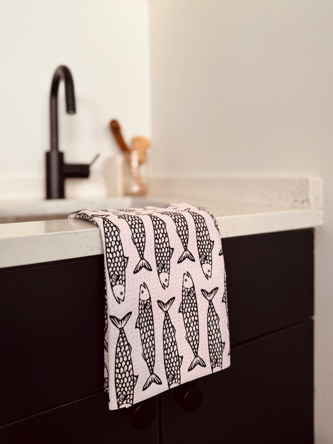 Geometry Recycled Kitchen Tea Towel