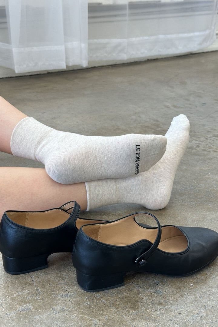 Sneaker Socks: Oatmeal