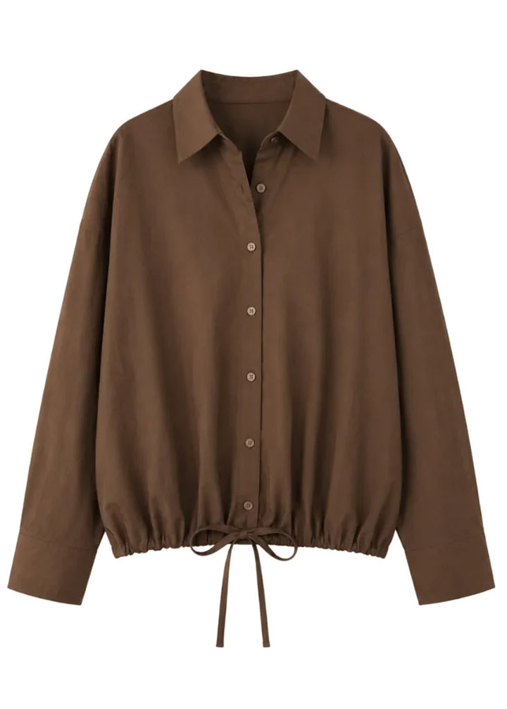 Drawstring Relaxed Shirt
