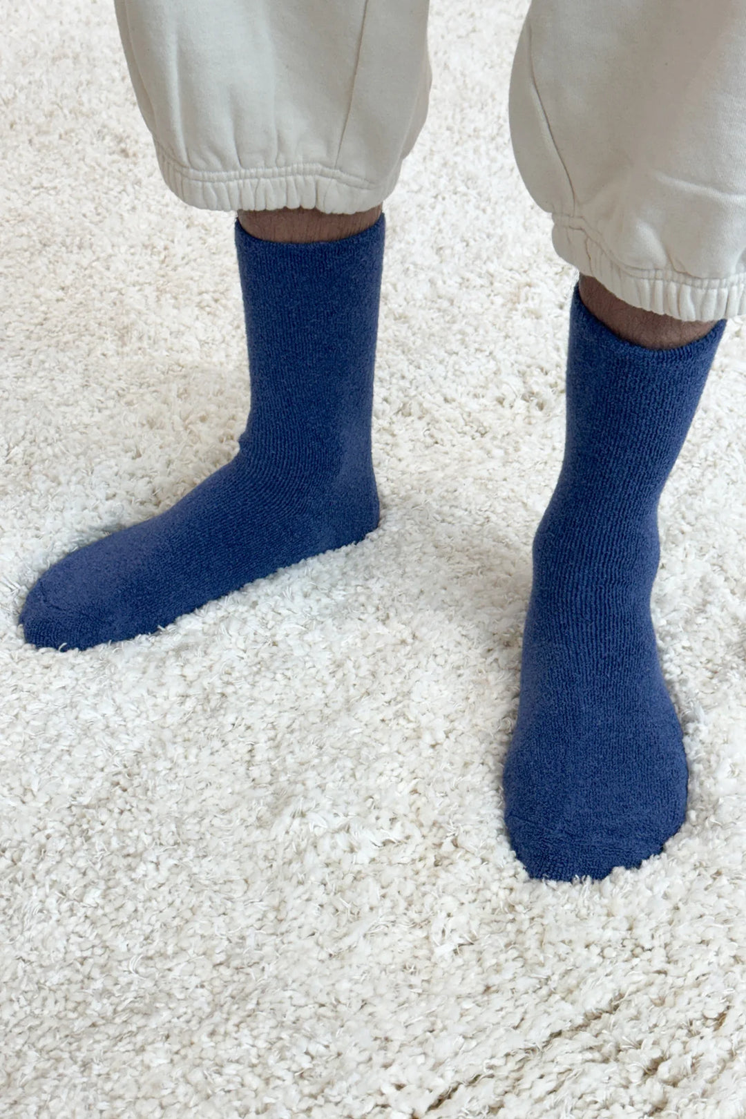 Extended Cloud Socks - Blue
