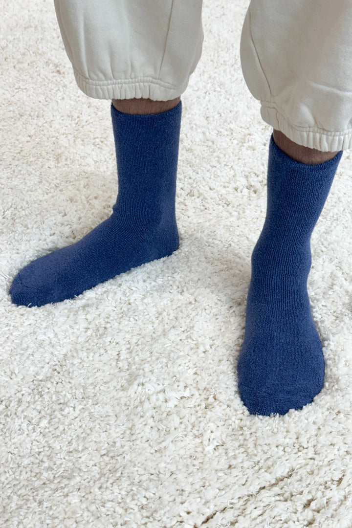 Extended Cloud Socks - Blue
