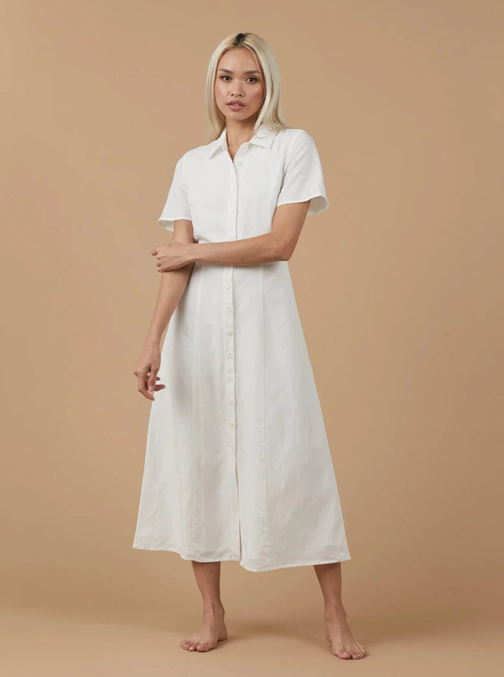 Short Sleeve Shirt Dress