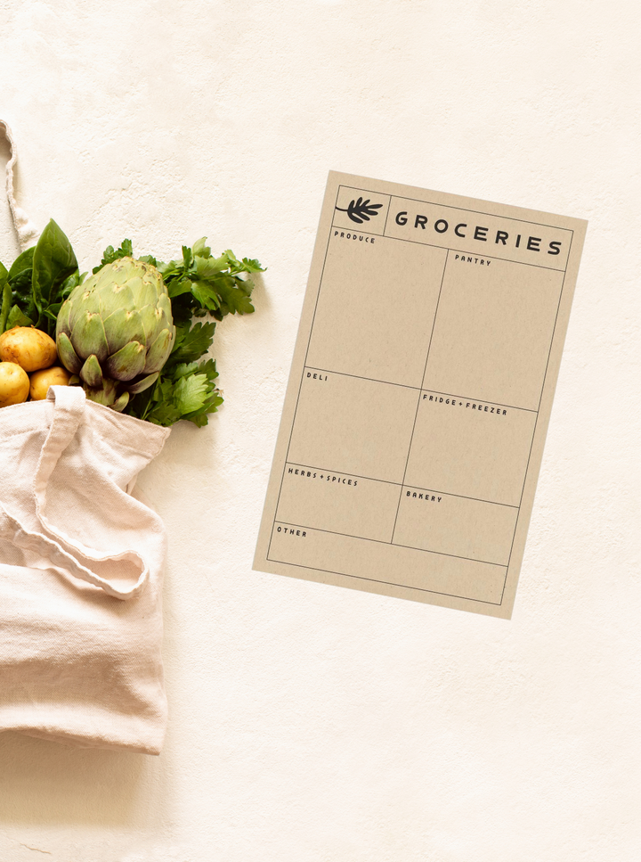 Groceries Notepad