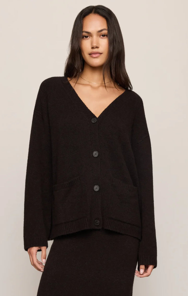 Cozy Moment Cardigan - Dark Roast