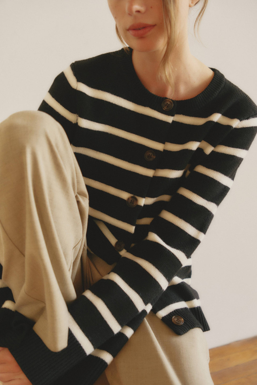 The Cindy Striped Cardigan