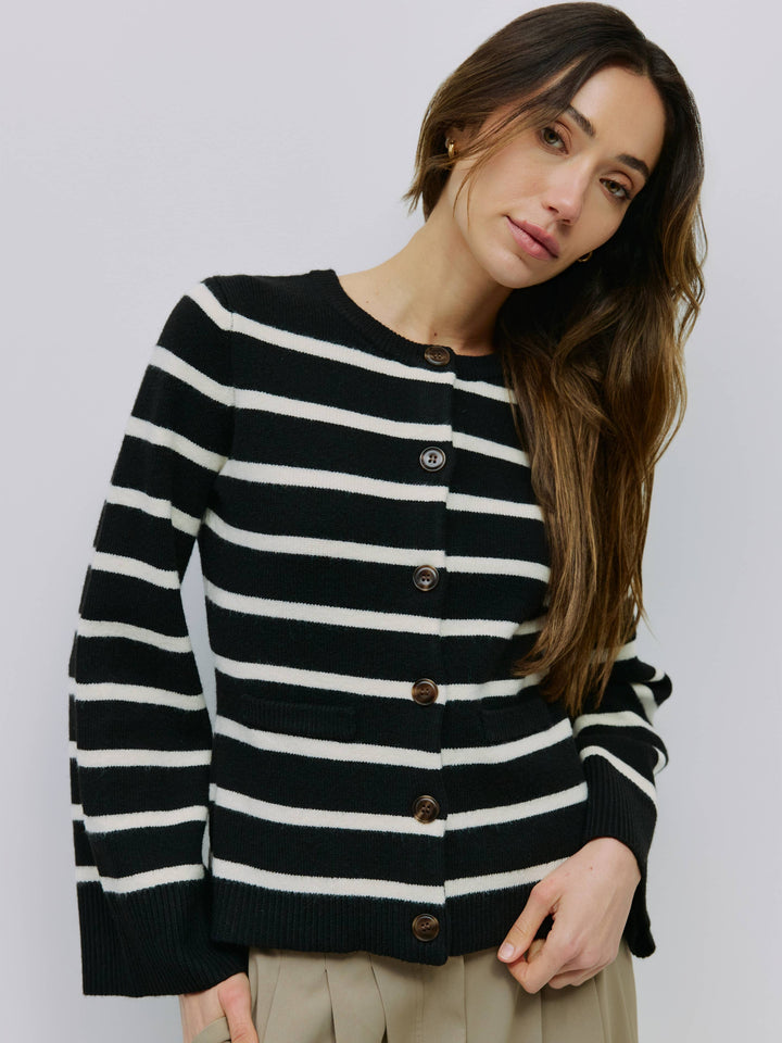 The Cindy Striped Cardigan