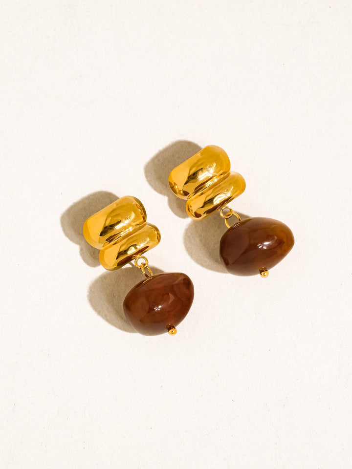 Annina Agate Drop Earrings