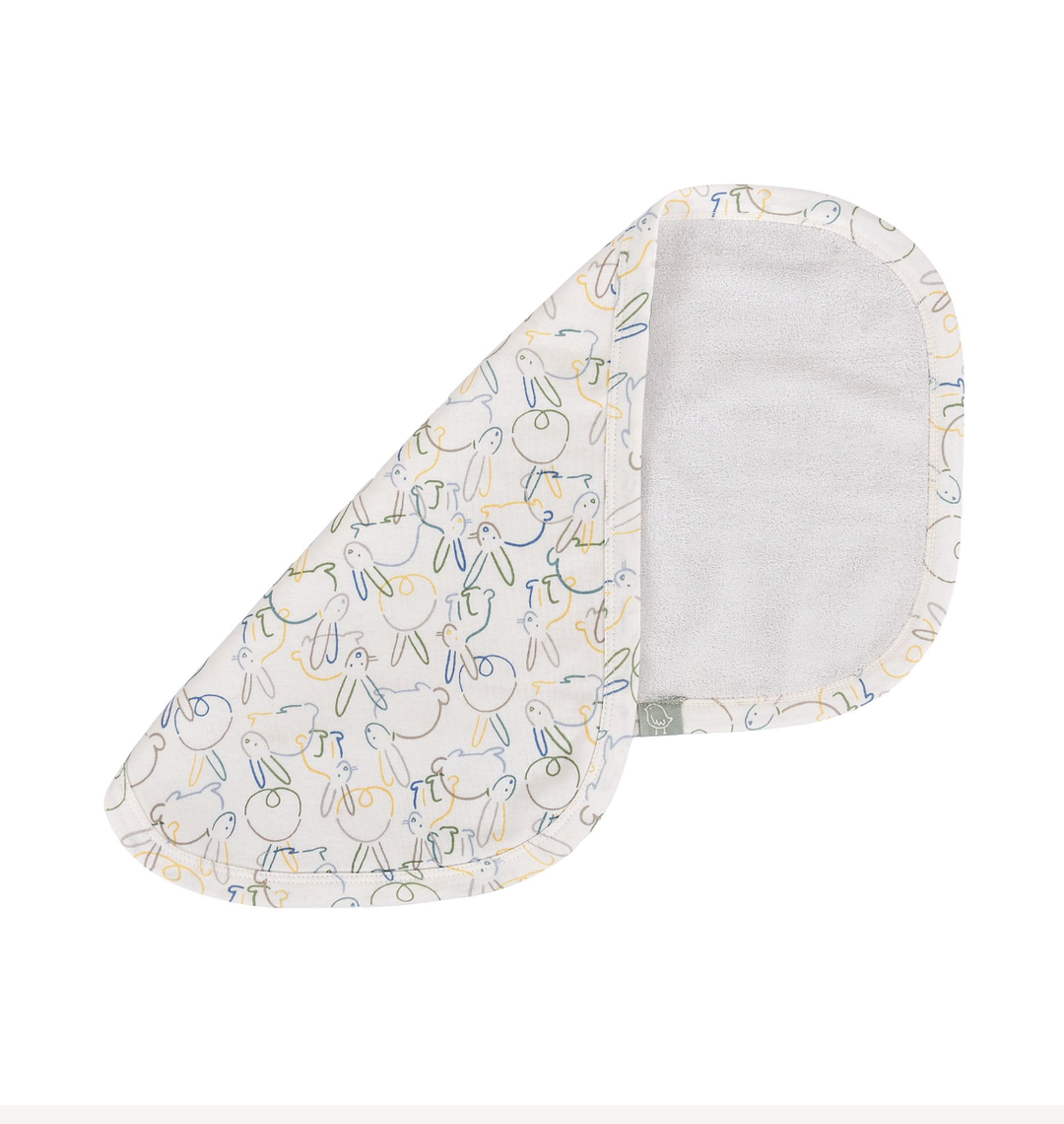 Bunnies Organic Burp Cloth