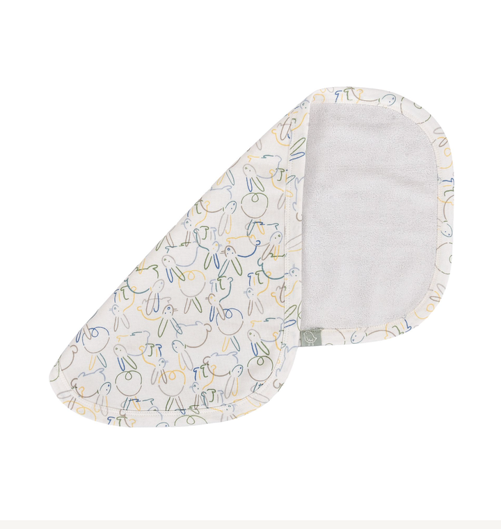 Bunnies Organic Burp Cloth
