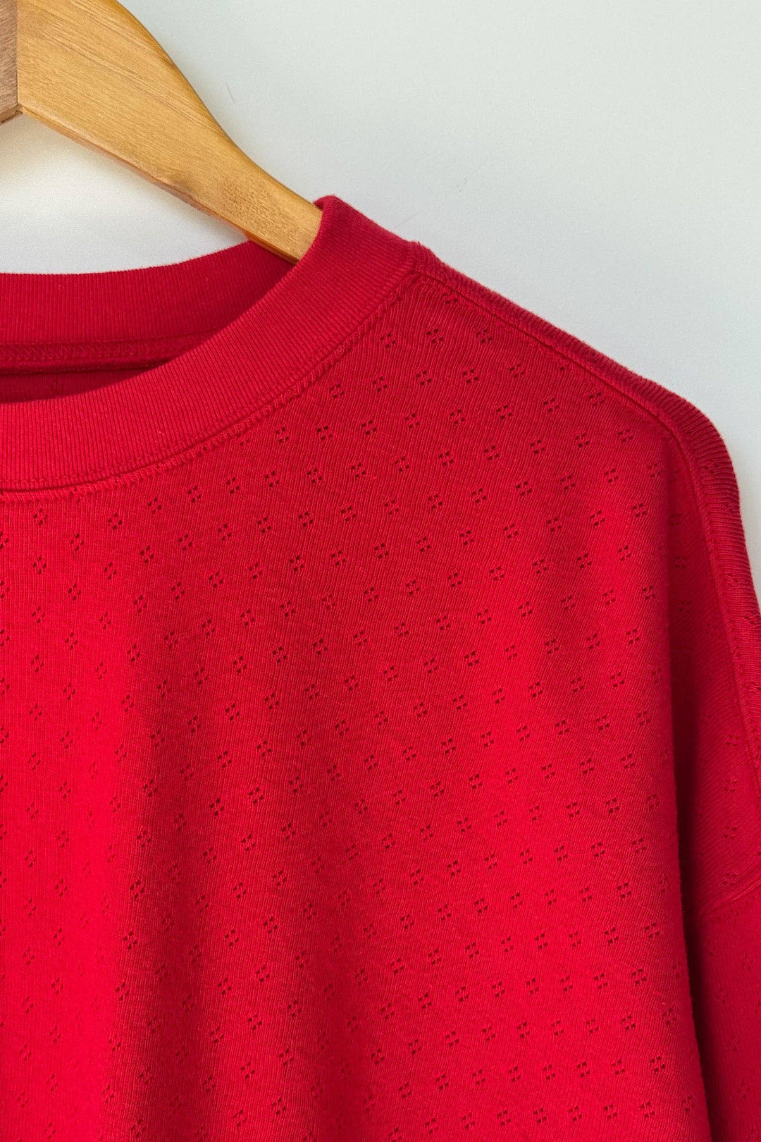 Pointelle Core Sweatshirt