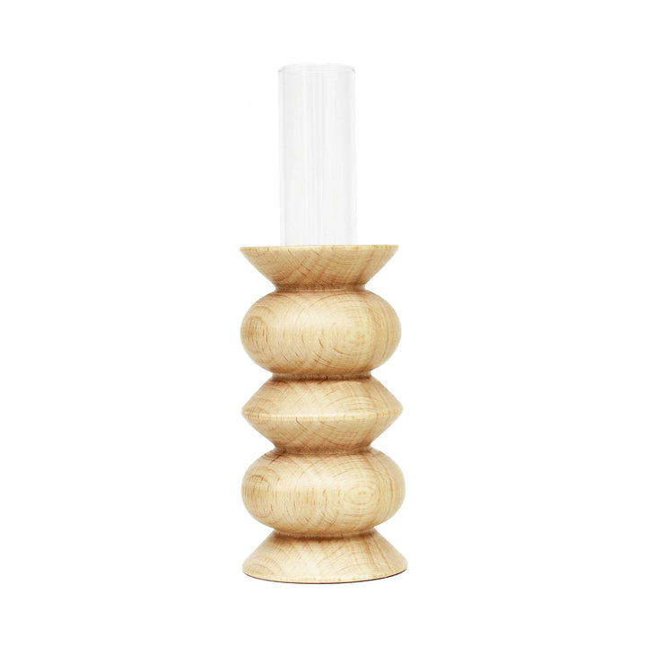 Totem Wooden Bud Vase