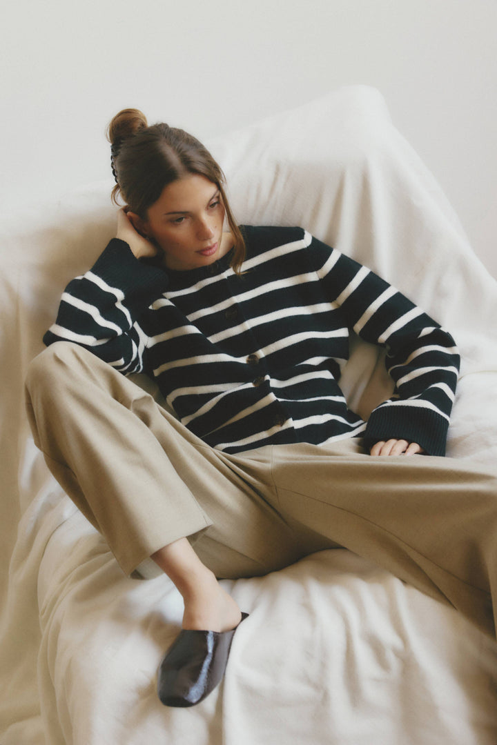 The Cindy Striped Cardigan