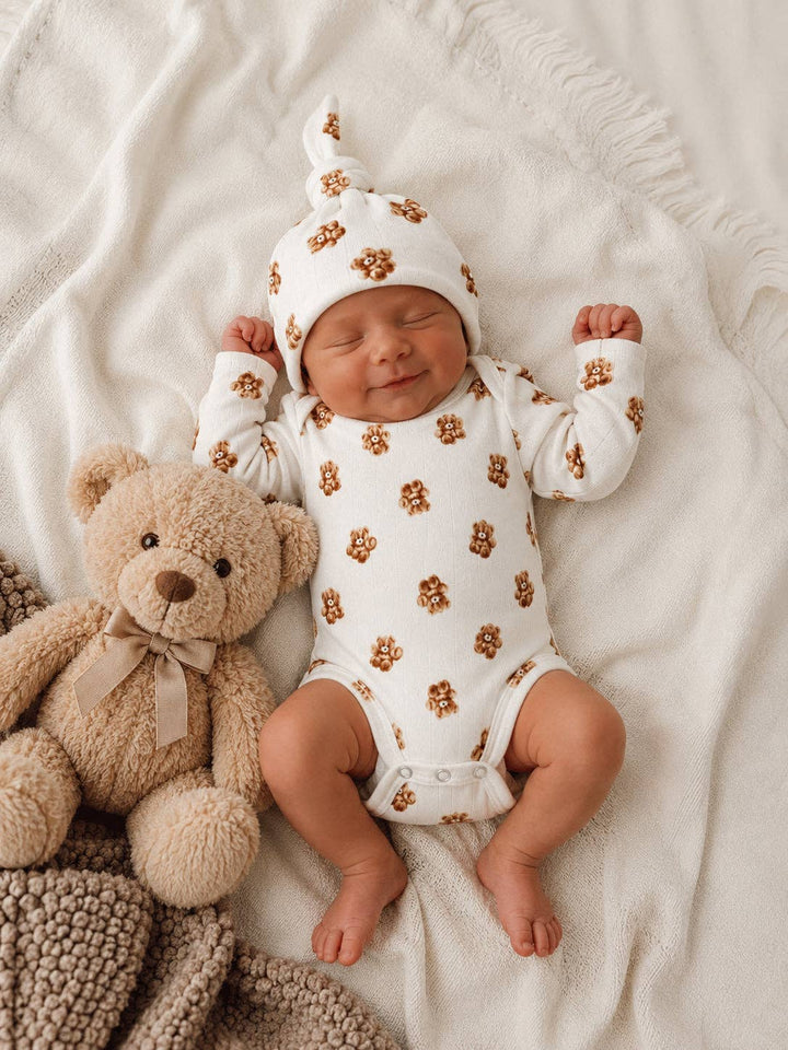 Teddy Bear Organic Bodysuit