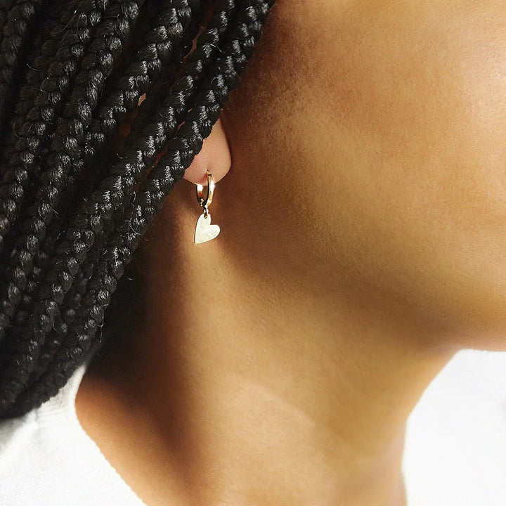 Heart Eye Earrings