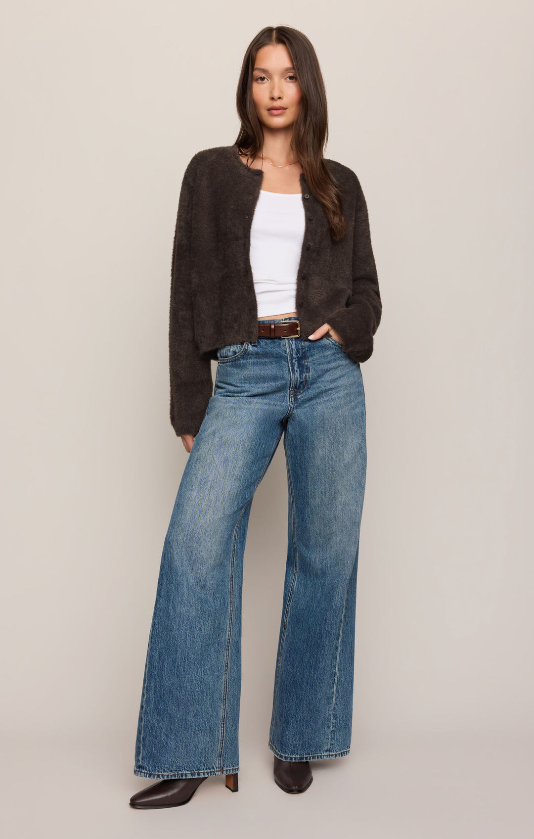 Winterglow Fluffy Cardigan