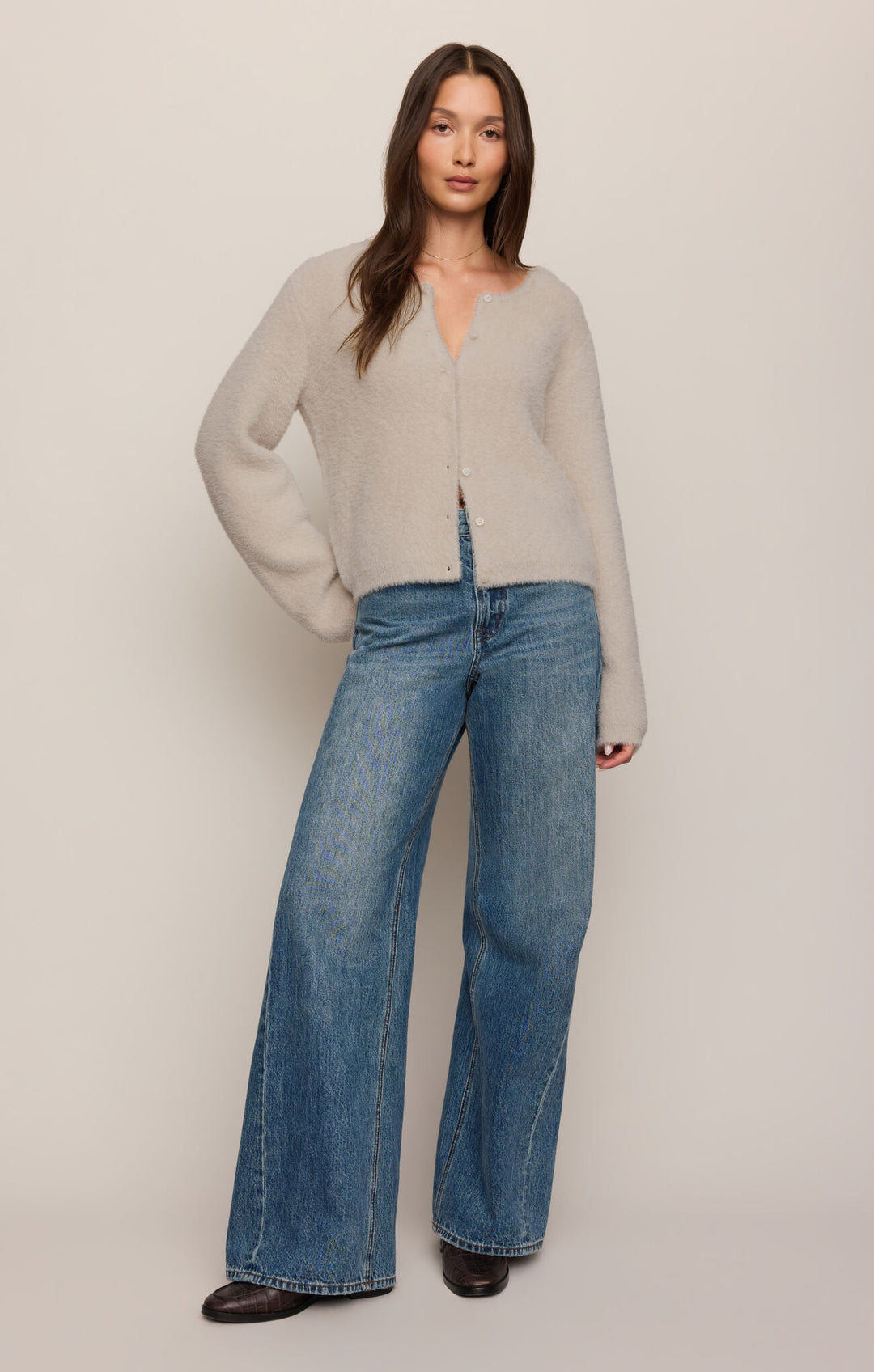 Winterglow Fluffy Cardigan