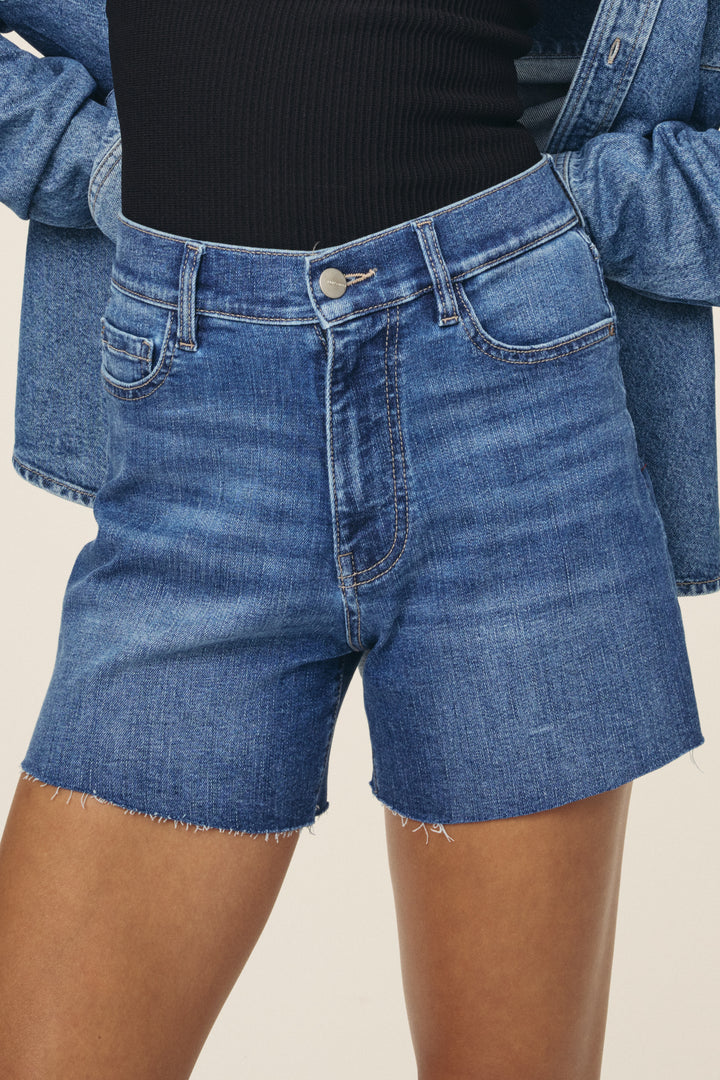 Relaxed Fit Jean Shorts - VVI