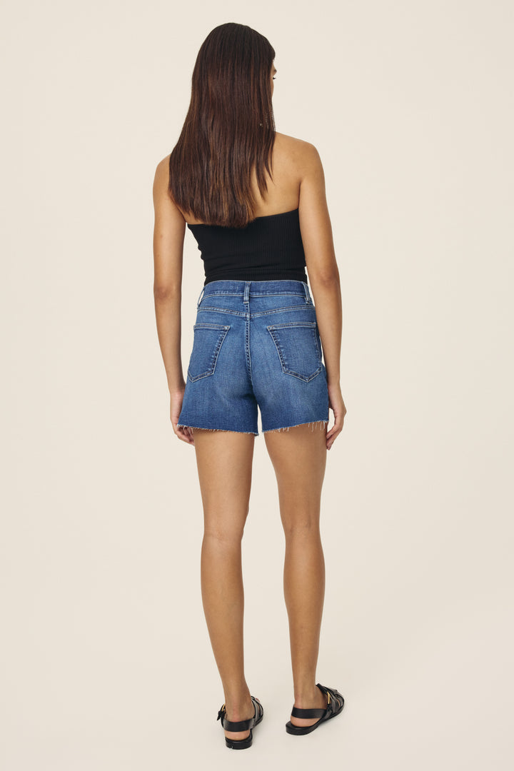 Relaxed Fit Jean Shorts - VVI