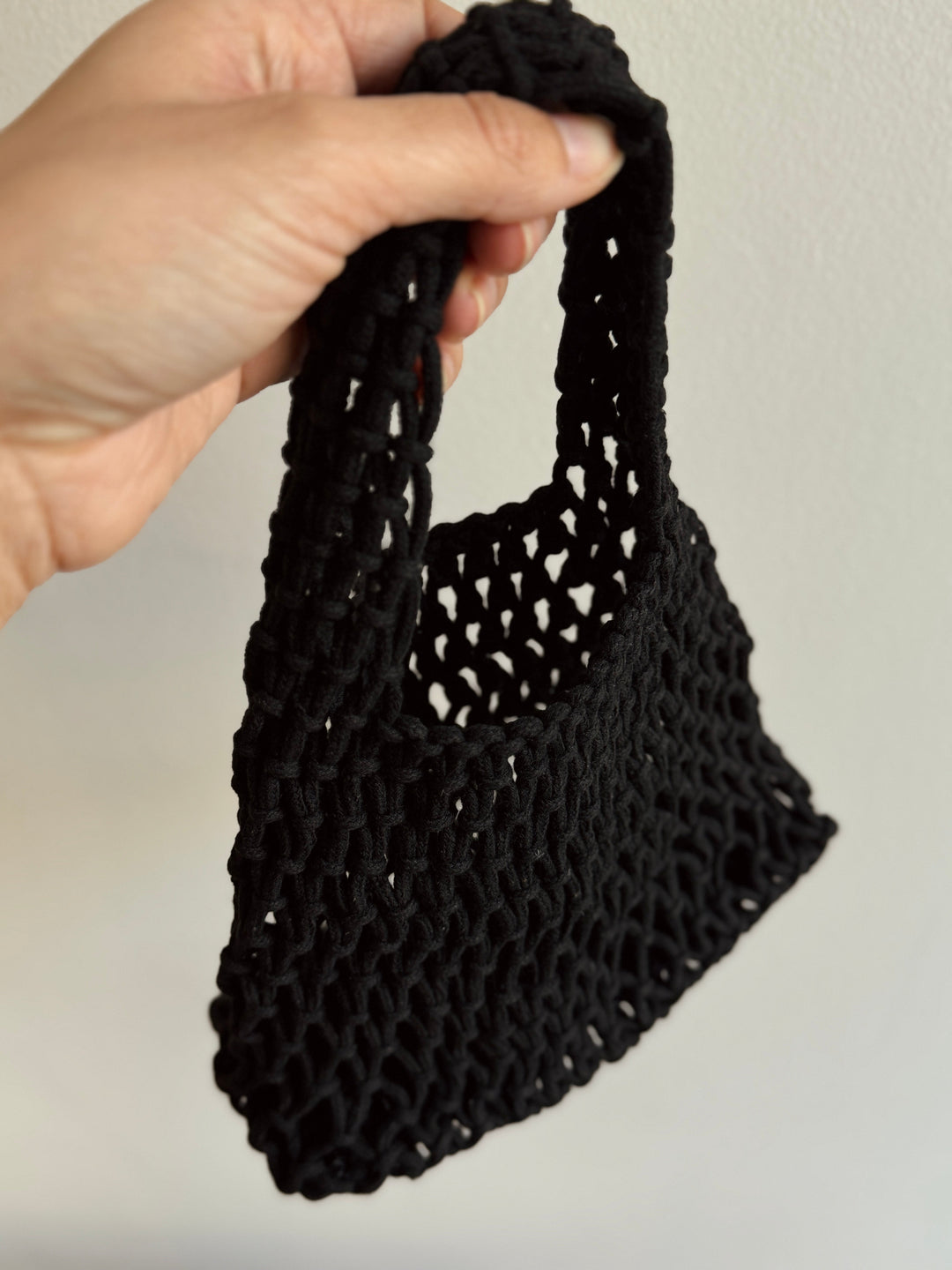 Small Woven Cotton Handbag