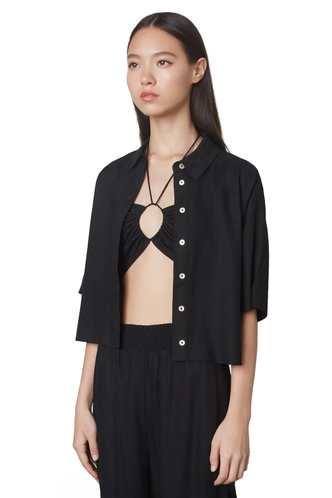 Cropped Boxy Shirt
